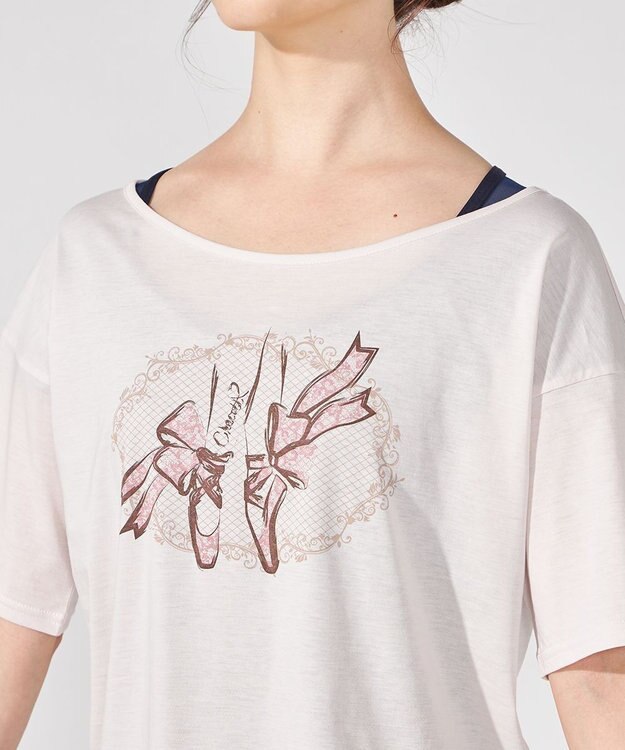 Chacott Tシャツ ベビーピンク