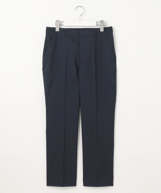 J.PRESS LADIES L 【WEB限定カラーあり・セットアップ対応・洗える・撥水・防汚】コットンFITTYシャーク テーパード パンツ ネイビー系