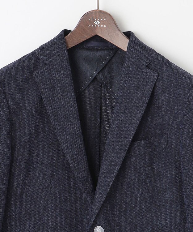 JOSEPH ABBOUD 【JAPAN FABRIC】 軽量 ラッセルブレザー ネイビー系