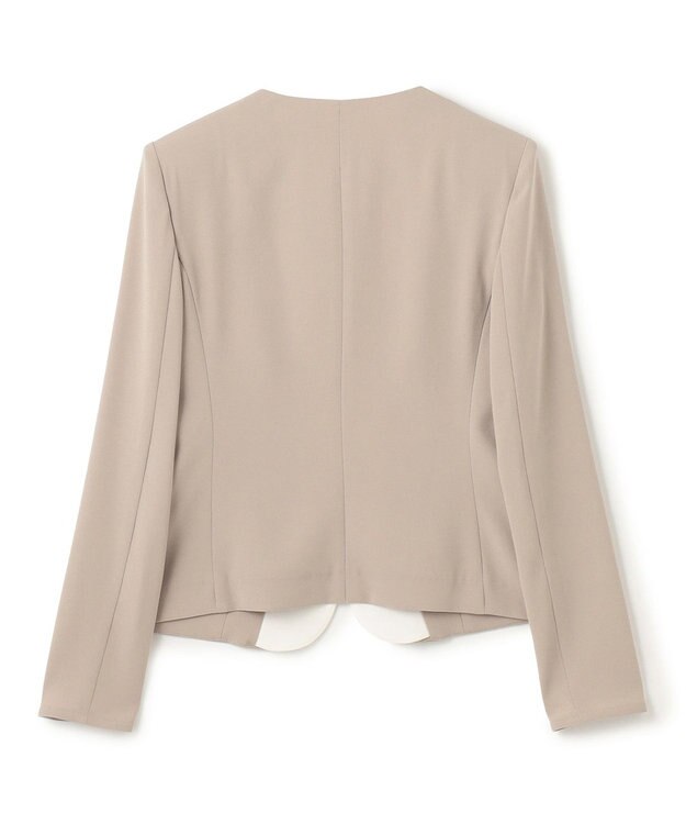BEIGE， 【Lsize・セットアップ対応】CINDY / ダブルカラージャケット Taupe