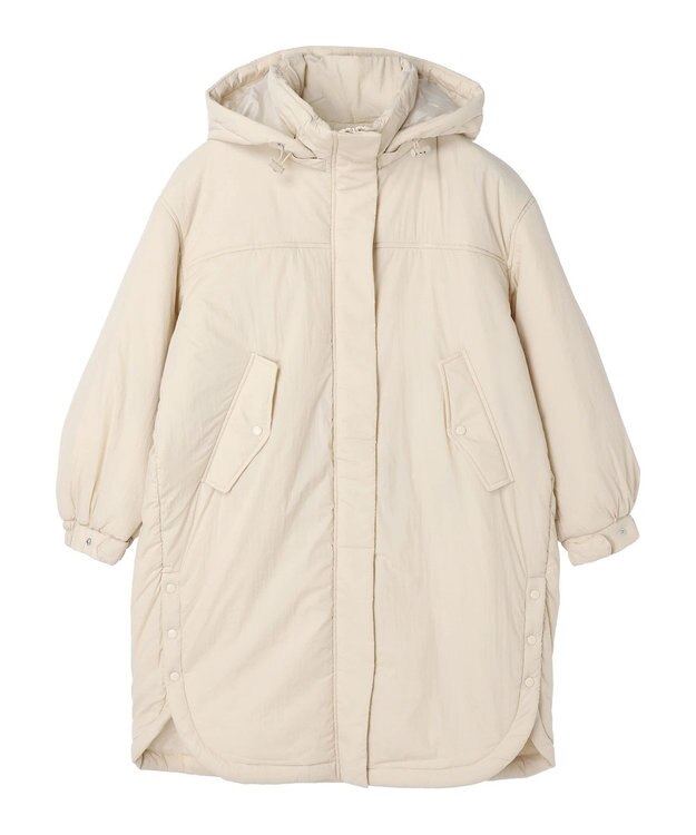earth music&ecology ２ｗａｙ中綿モッズコート Ecru