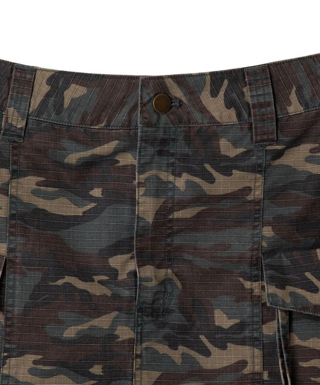 WEGO ヴィンテージウォッシュカーゴミニスカート 柄1