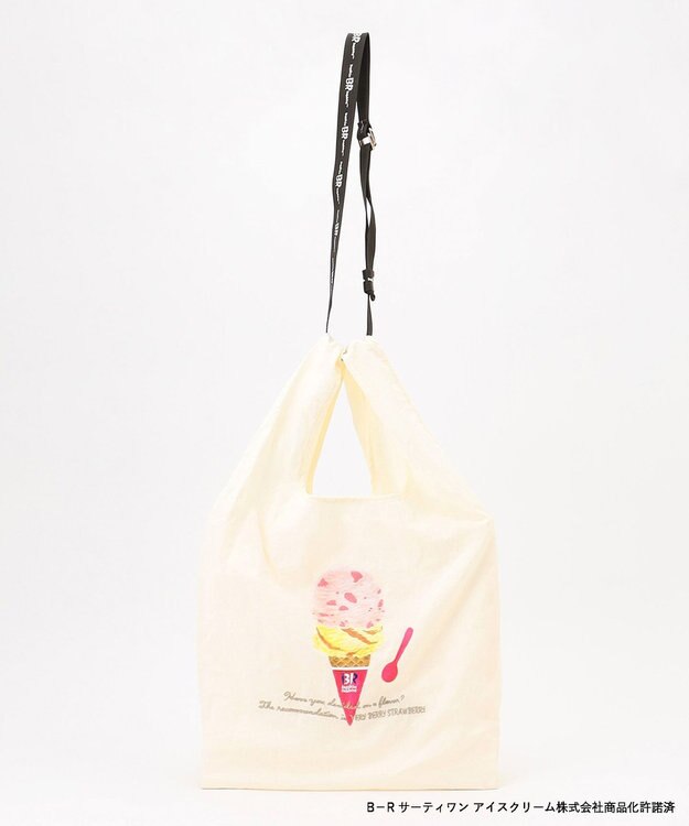 ANY 【any FAM×サーティワン アイスクリーム】トートバッグ エクリュ