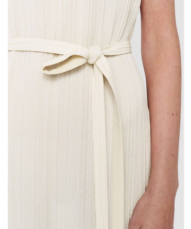 JOSEPH プリーツジャガード　ドレス Seashell