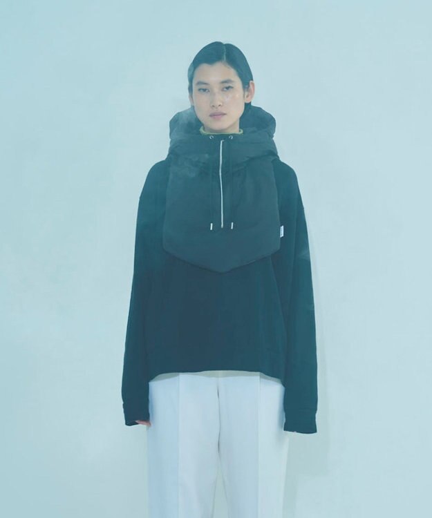 KWD 【日本製】HOOD DOWN PARTS グリーンダウン フードダウンパーツ ブラック