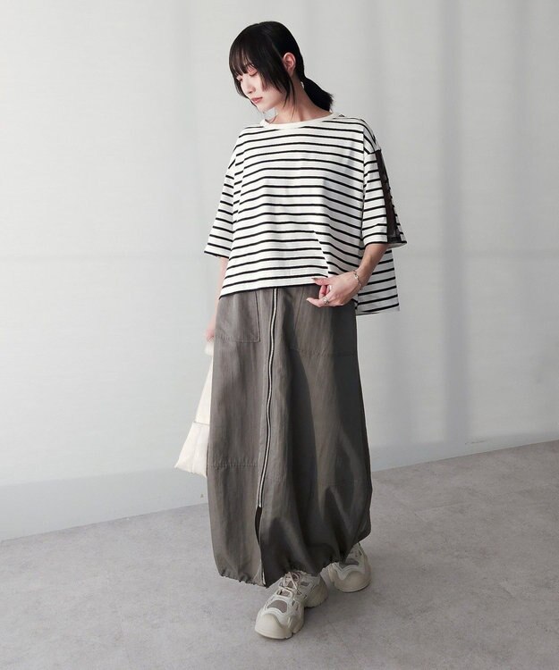 Green Parks 今年っぽチュールドッキングプルオーバー Border