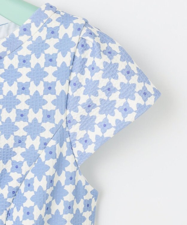 TOCCA 【洗える！】FOUR LEAVES ドレス ブルー系5