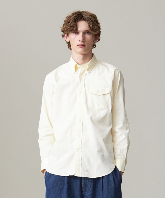 J.PRESS MEN オックスフォードシャツ / B.D. ライトイエロー系