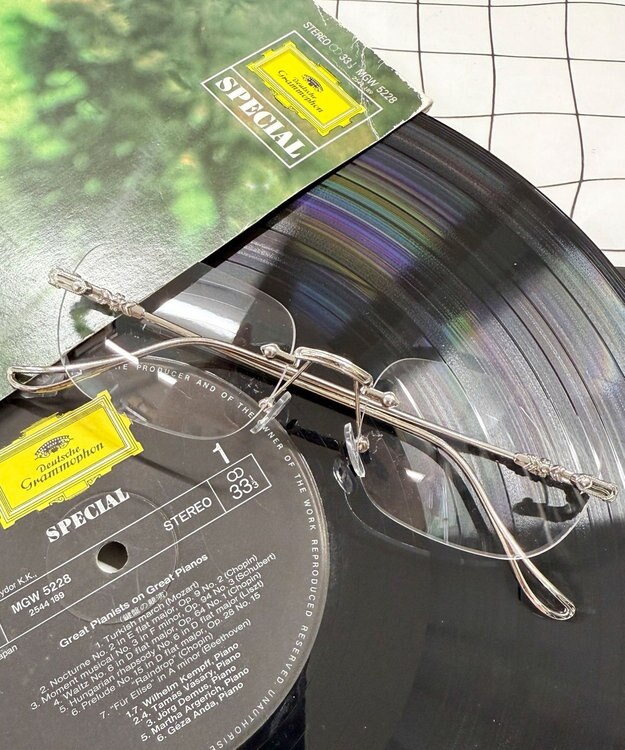 WEGO リムレスデザインアイウェア 柄1