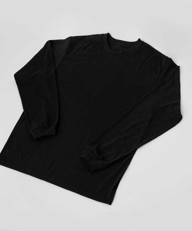 HAAG レゾナバイオ プレーティングジャージーロングスリーブシャツ ブラック