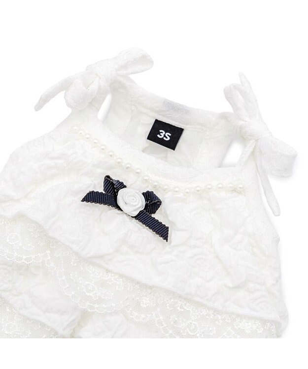 PET PARADISE cherircouture ホワイトローズ キャミソール 小型犬 ホワイト