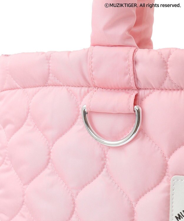 Green Parks ムジークタイガー/カラーキルトトートBAG Pink