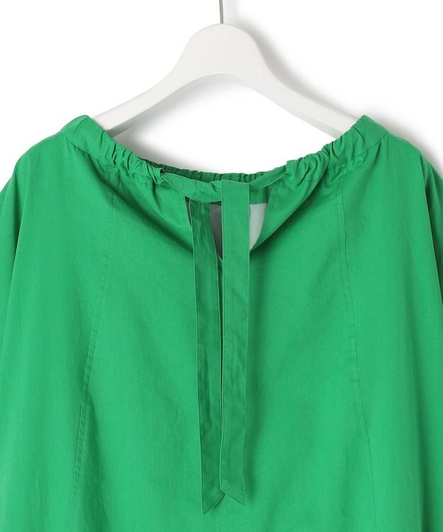 J.PRESS YORK STREET 【WOMEN】バイカラー ワンピース グリーン系1