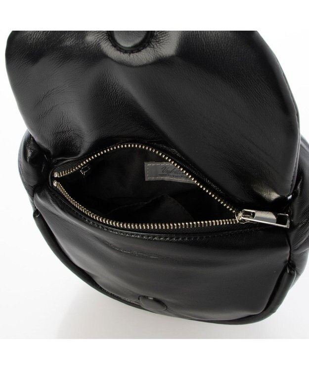 UNBILLION カシュカシュ cachecache / ハーフムーンワンハンドルミニショルダー ブラック