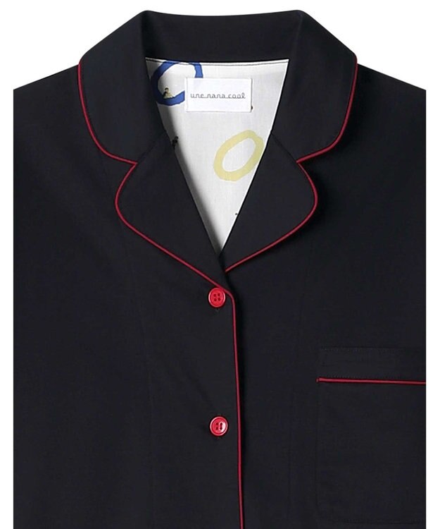 une nana cool 【綿100％】シルケットスムースパシャマ　ＭＡＤＥ　ＷＩＴＨ　ＬＩＢＥＲＴＹ　ＦＡＢＲＩＣ OB