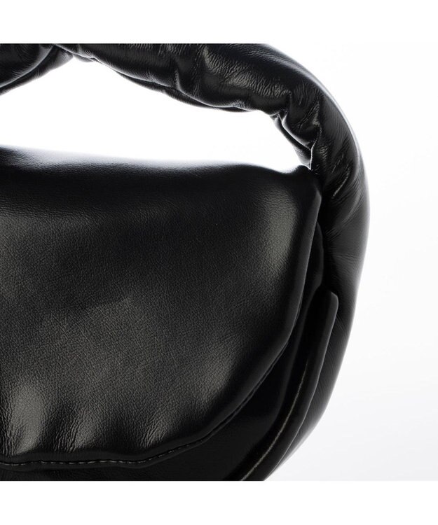 UNBILLION カシュカシュ cachecache / ハーフムーンワンハンドルミニショルダー ブラック