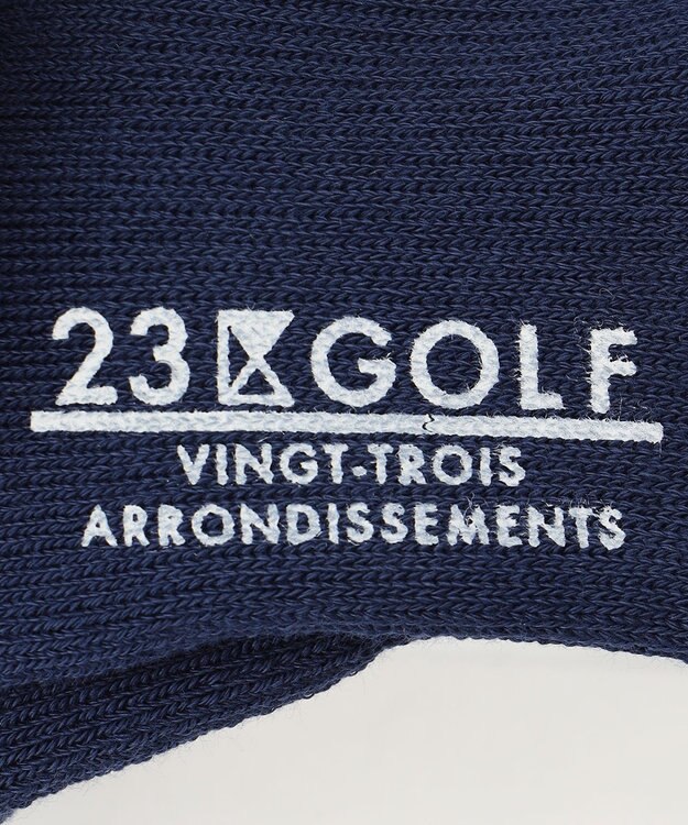 23区GOLF 【WOMEN】ベーシック　ハイソックス ネイビー系