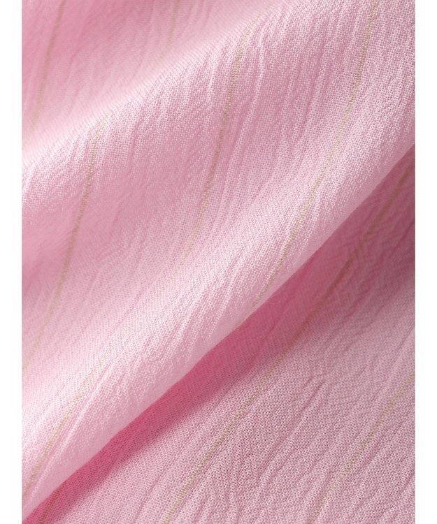 earth music&ecology レーヨンストライプワンピース Pink