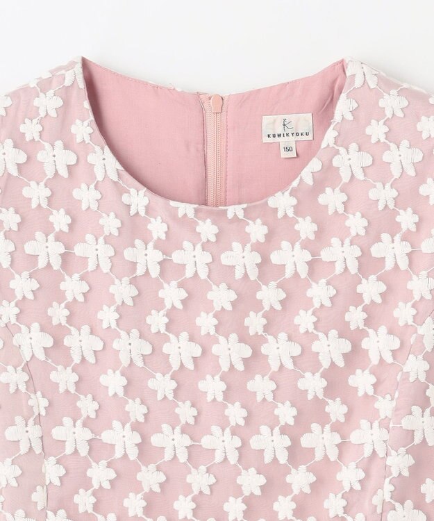 組曲 KIDS 【150-160㎝】ミスティフラワー ドレス ピンク