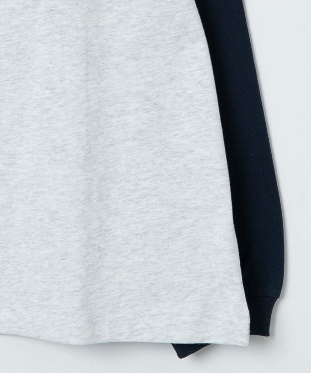 WEGO 【ユニセックス着用ITEM】ラグラングラフィックBIGロンT グレーその他