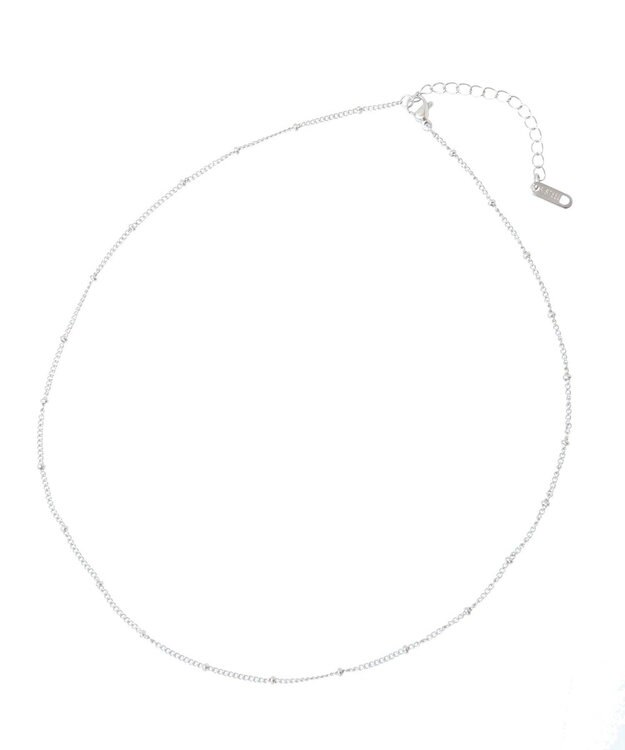 YECCA VECCA ドットチェーンステンレスネックレス Silver