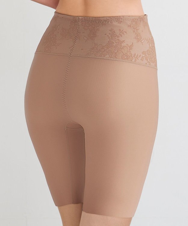 WACOAL ガードル 【肌リフト】 下半身のたるみをリフトアップ スリムなシルエット ロング丈 一枚ばき可能 Qサイズまで対応 大きいサイズ レディース GRC424 /ワコール ベージュ