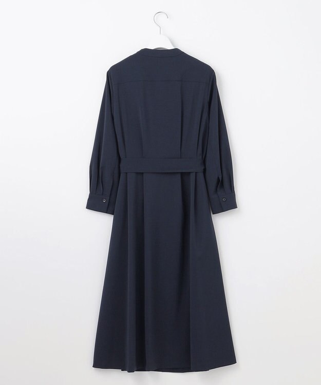 自由区 L 【接触冷感・UVカット・吸水速乾・洗える】ドライタッチファンクショナル ワンピース ネイビー