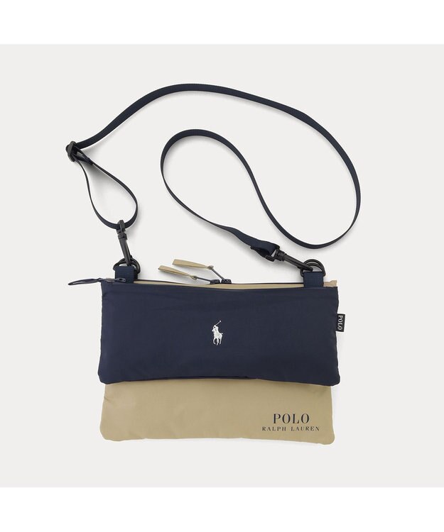 MOONBAT POLO RALPH LAUREN（ポロ ラルフ ローレン）ポロポニー マルチ傘袋 レインバッグ 無地 吸水生地／撥水 透湿 ネイビー