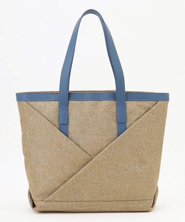 Y'SACCS リネンライク　イニシャルトート　Mサイズ ベージュ