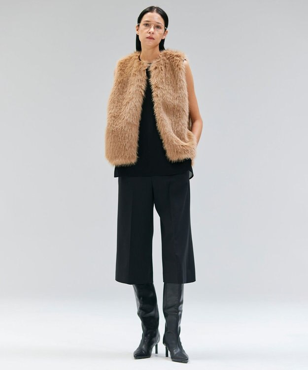 BEIGE， 【Precious 11月号掲載】ELSA / フェイクファージレ Taupe