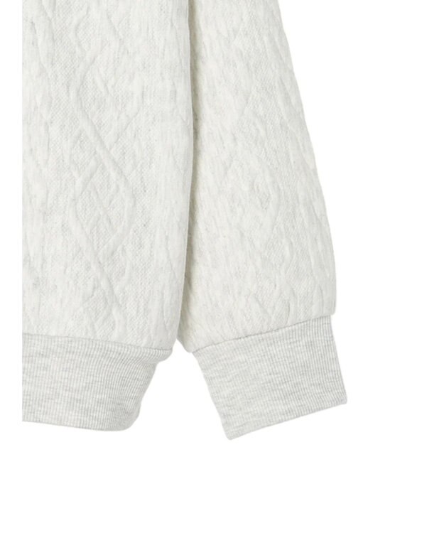 CRAFT STANDARD BOUTIQUE ケーブル柄カットカーディガン2 Oatmeal