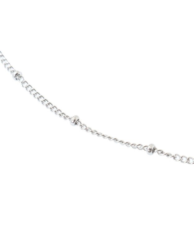 YECCA VECCA ドットチェーンステンレスネックレス Silver