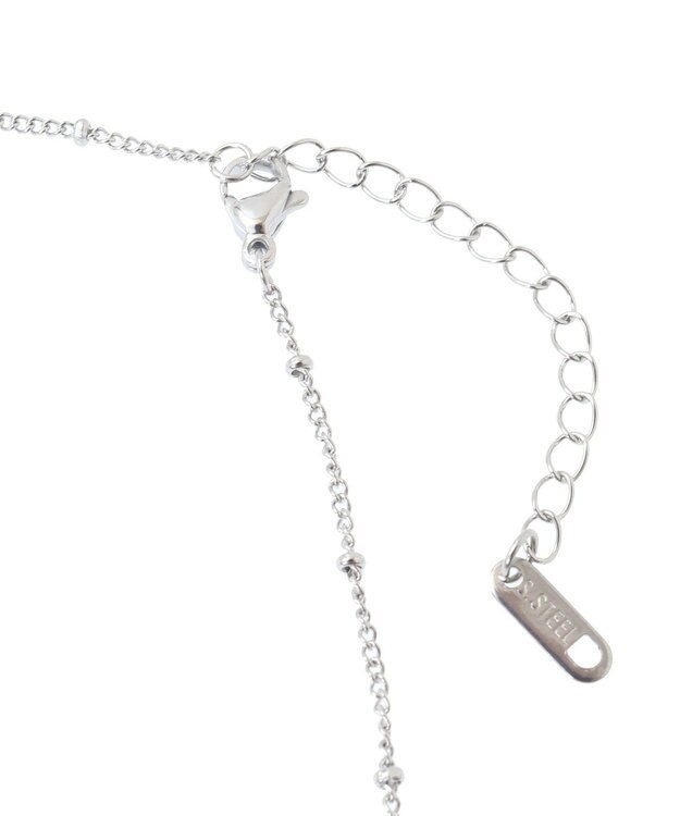 YECCA VECCA ドットチェーンステンレスネックレス Silver