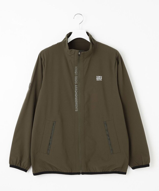 23区GOLF 【MEN】【撥水・ストレッチ】ライトブルゾン 軽やかに着られる伸縮性 急な小雨にも対応 カーキ系