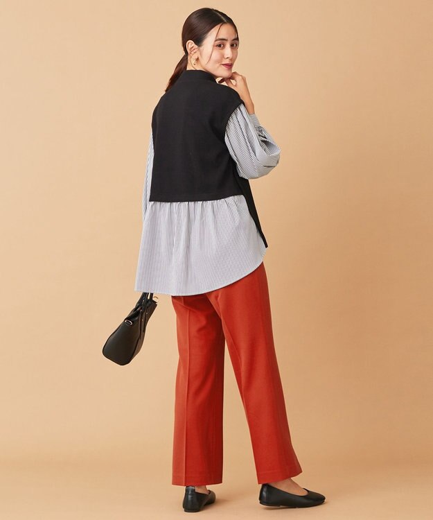 ANY 【福田麻琴さんコラボ】ちょ美っとフレアパンツ ビビッドオレンジ