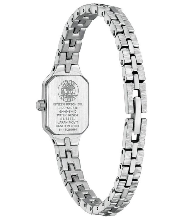 CITIZEN 【小さくて可愛い】アンティークな雰囲気 13.7mm 光発電エコ・ドライブ シルバー