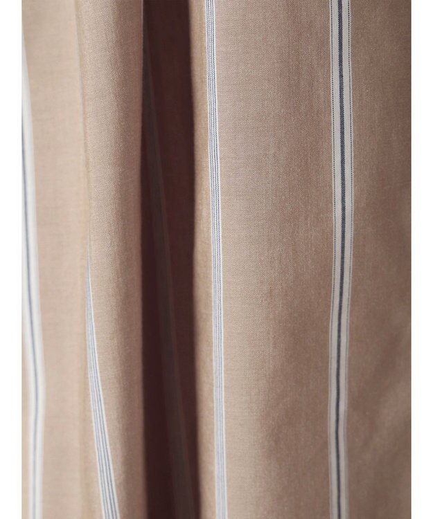 AMERICAN HOLIC バックギャザーシャツワンピース Stripe