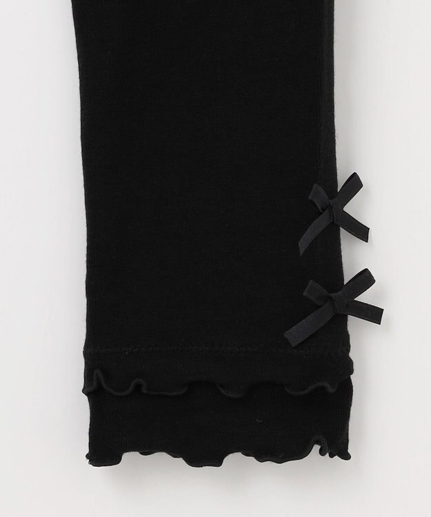 組曲 KIDS 【150-160㎝】なめらかタッチ レギンス ブラック