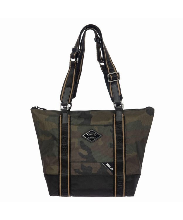 ACE BAGS & LUGGAGE  BRIC'S×REPLAY X-COLLECTION  ショッピングバッグM 89283 JXC47071 ブリックス カモフラージュ