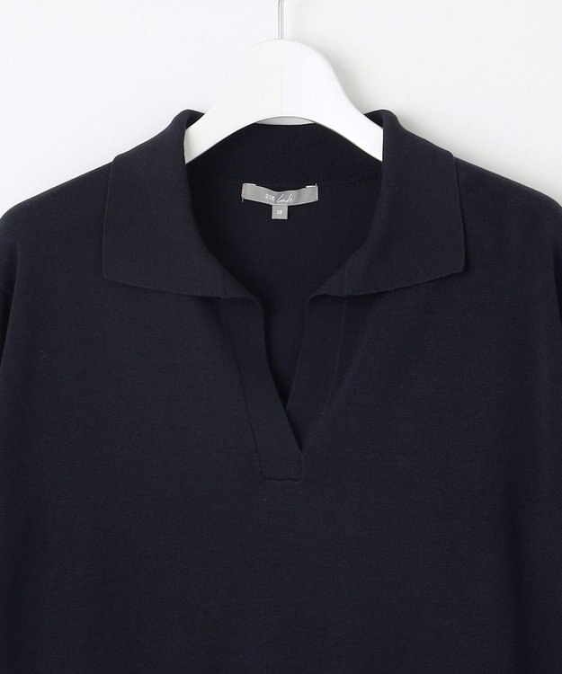 23区 【Indian Factory】スキッパールーズ ニット ネイビー系