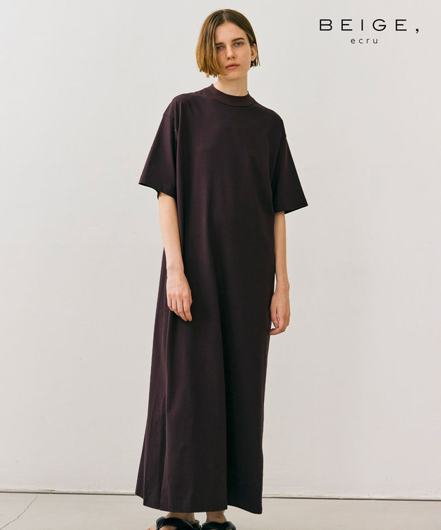 BEIGE,ecru/WEB限定・洗える】JERSEY STITCH / コットンAライン