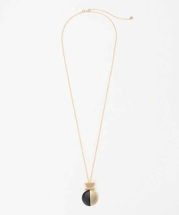 自由区 バイカラーオリエンタル ネックレス マットゴールド×黒