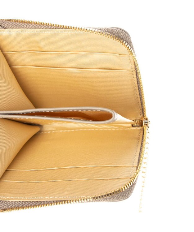 LA BAGAGERIE ミニ財布付き サイドノットショルダー グレージュ