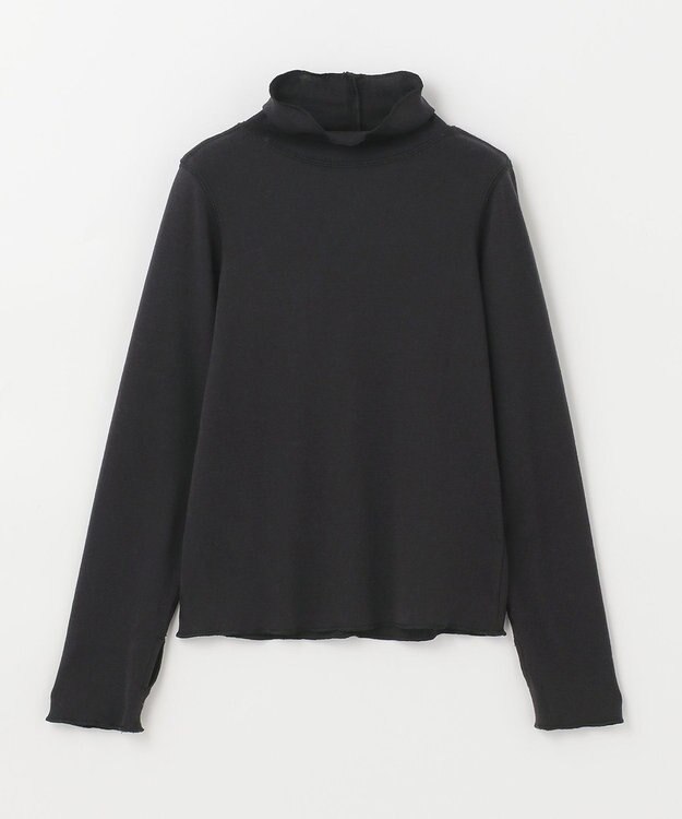 #Newans 【KIDS】【ANSWER for 男の子ママ】リラクシータートルネックカットソー ブラック系