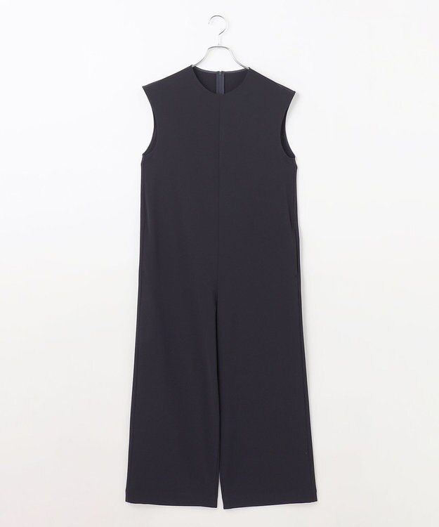#Newans 【セレモニーにも】美シルエットオールインワン ネイビー