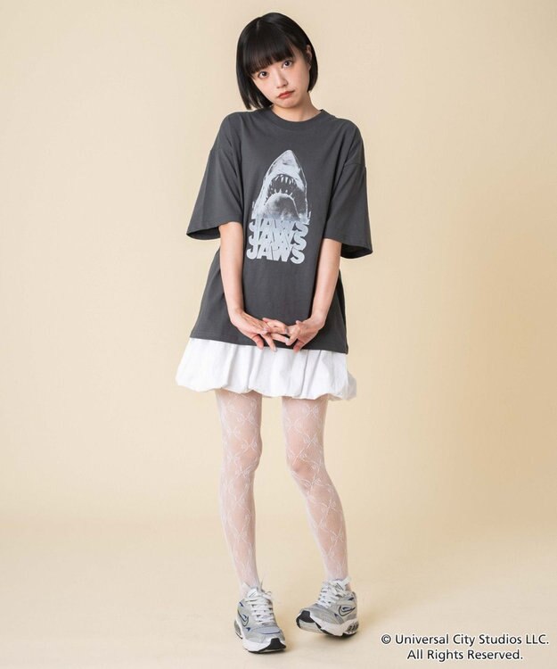 WEGO 【新柄追加/JAWS/ユニセックス着用ITEM/SMLサイズ展開】JAWSグラフィックT（S） 柄4