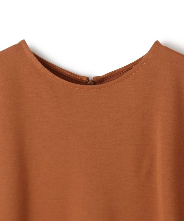 UNFILO BEAUTY FORM タックスリーブTシャツ ブラウン