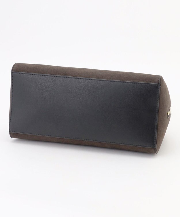 自由区 【SHIHOさん着用】スエードライクボストン バッグ スレート