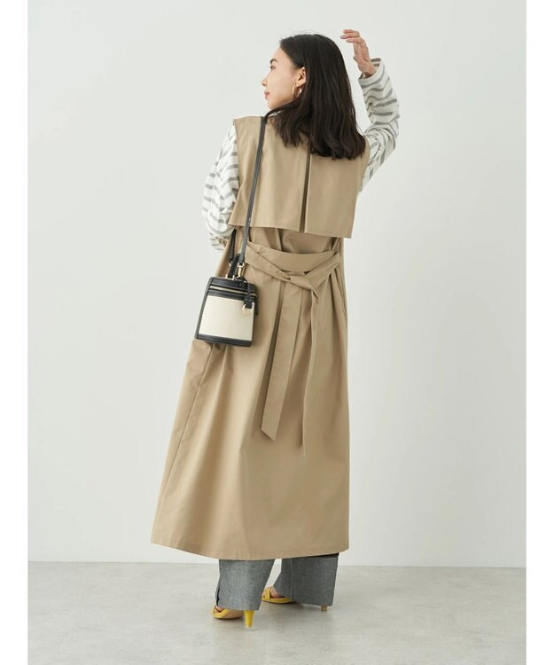 earth music&ecology ２ＷＡＹジレンチ Beige