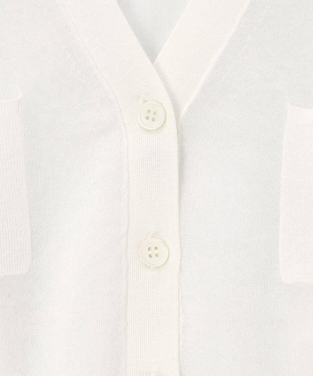 Paul Smith 【洗える】シアー カーディガン ホワイト